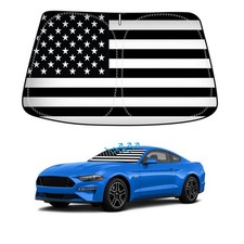 Bestview Mustang USA Flag Sun Shade 2015-23