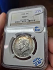 1964 P Kennedy Silver Half Dollar NGC MS66