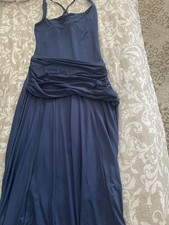 Velareeh Haus Damen Maxikleid blau Viskose Gr...