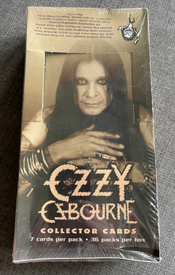 Ozzy Osborne Collector Cards - Brand New - Factory Sealed Box - 36 Packs Per Box