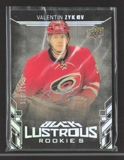 2018 Upper Deck Black Lustrous Rookies Valentin Zykov #LR-VZ Auto /175