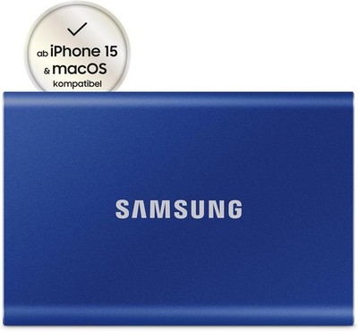 Samsung Portable SSD T7 1TB Externe SSD - Blau