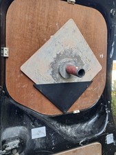 Plaster Hawk Holder Wall Mounted Van Storage | 9"-16" | XUP Tools | Black | Van