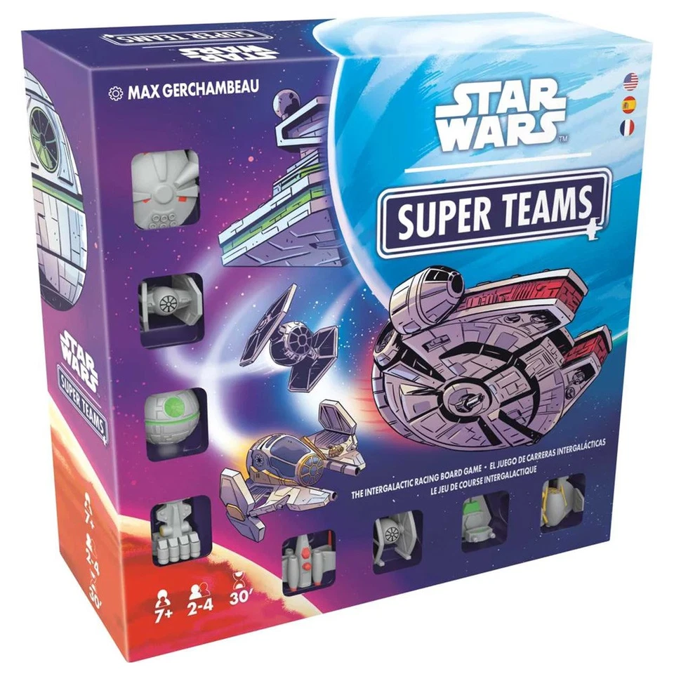 Star Wars: Super Teams Board Game Age 7+ 2-4 Players