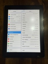 Apple iPad 2 32GB, 9.7 In - Black, Wi-Fi  3G Cellular AT T - No Sim 