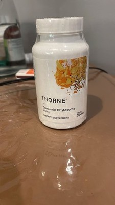Thorne Curcumin Phytosome 120 Capsules 1000mg Turmeric Supplement Sealed