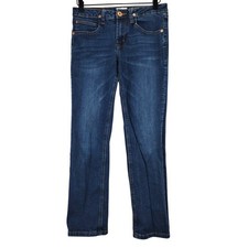 Hudson Jeans Women Blue Wash Denim Straight Leg Pants Size 12