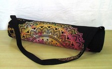 Multi Mandala Yoga Mat Carrier Bag Hippie Mandala Cotton Bag With Shoulder Strap