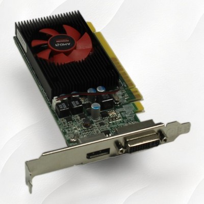 LOT OF 2 Dell AMD Radeon R5 430 2GB GDDR5 DVI DP Graphic Card 01X3TV HIGH PROFIL