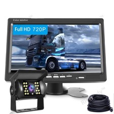 12V 24V IR Rückfahrkamera mit 7 Zoll Rückfahr Monitor Nachtsicht LKW Wohnmobil