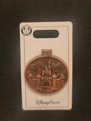 Disney Sleeping Beauty Castle Walt Portrait Hinged ''It's kind of fun'' Quote Pin