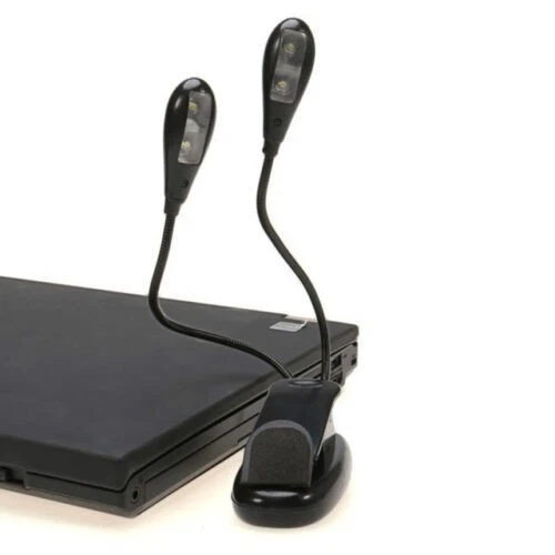 Bendable (4 LED’s) Dual Arms Clip on LED Lamp for Bed Table Book Reading Light - Image 4 of 4