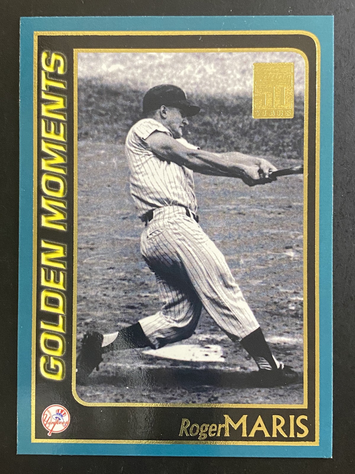 Roger Maris 2001 Topps Baseball Golden Moments New York Yankees #383
