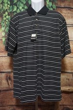 NWT Pebble Beach Performance Mens Size XL Short Sleeve Polo Shirt Moisture Wick
