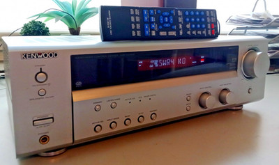 Kenwood 5.1 AV Receiver KRF-V4080D/5 x 120 W, Phonoeing.+Fernbedienung