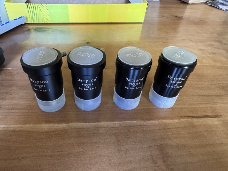 Datyson Barlow Lenses Two 3x And Two 2x