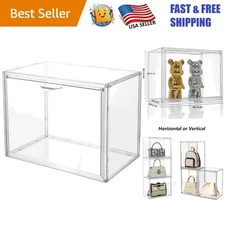 Showcase Your Collectibles in a Stylish Acrylic Display Case - Stackable Design