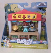 Bluey Farmers Market Playset New