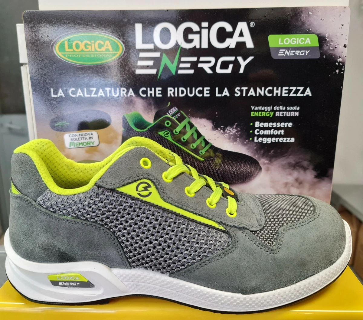 Scarpe antinfortunistiche con soletta deals memory