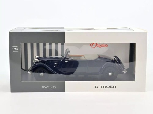 CITROEN Traction Cabriolet - 1938 - dark blue - NOREV 1:18 - Picture 3 of 6