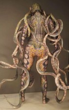 Terrible Octopus Monster Cosplay Costumes Women's Mens Tentacle Jumpsuit