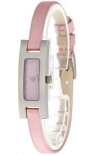 Gucci Quartz Pink Leather With Fabric Women's Watch 3900L-23990 - Store Display