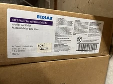 Ecolab MAXX Phazer Hybrid Durable Floor Finish Kit 6100413, (2) 1 Gallon Bags