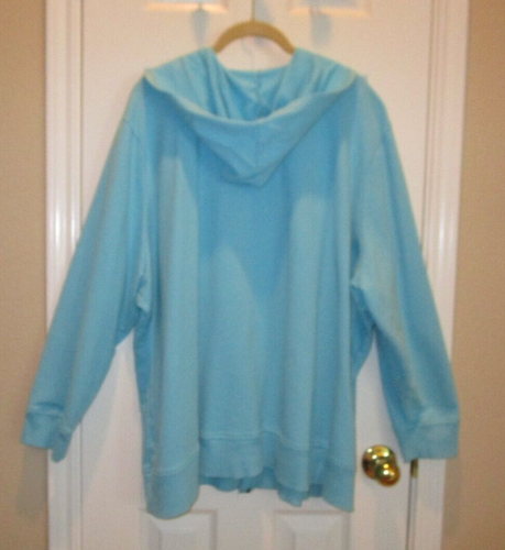 JMS Just My Size Relaxed Fit Hooded Full Zip Jacket ~ 4X - Picture 7 of 8