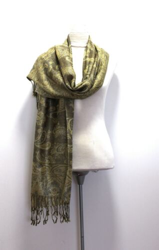 Scialle/Sciarpa Pashmina Doppio Lato Donna Stile Caldo - Foto 4 di 13