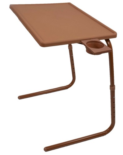 Portable TV Tray Table w/Cup Holder - Adjustable Folding Multipurpose Table Maid - Picture 23 of 38