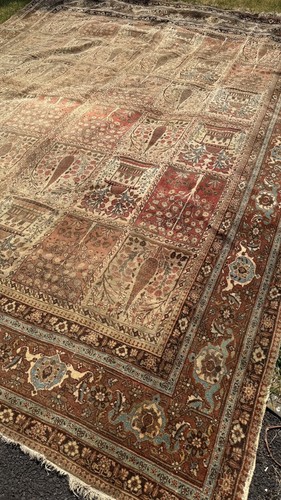 £45000 Genuine Antique Persiann hand knotted Hadji Jalili Tabrizz rug 370x280cm - Picture 14 of 24