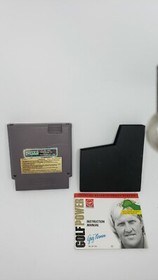 Greg Norman's Golf Power | Nintendo NES Authentic/Original Cart+Manual Tested