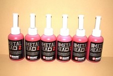 6 Metal Head2 Paint Markers 2 Oz Red Metal Marking Auto Salvage Concrete Lumber