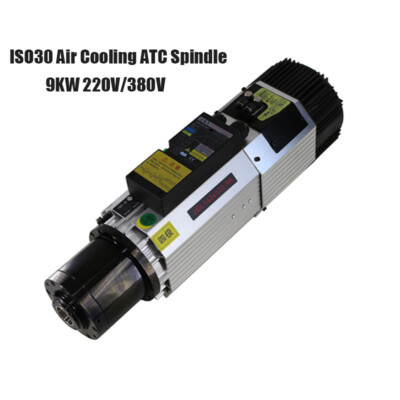 9KW ISO30 CNC Air Cooled ATC Spindle Motor Auto Tool Change 24000rpm Replace HSD