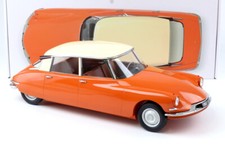 CITROEN DS 19 orange capucine et crème de 1957 au 1/12 de NOREV 121580