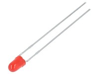 5X L-934SURDK Led 3 Mm Rot 400-900Mcd 50° Front: GewöLbt Kingbright Electronic