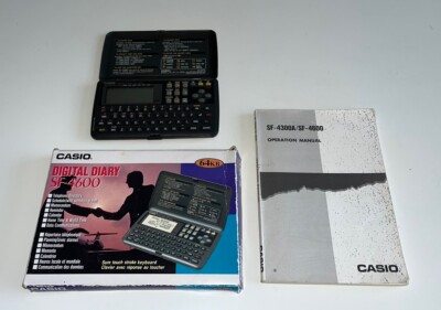 Vintage 90s Casio SF-4600 Digital Diary Pocket Electronic