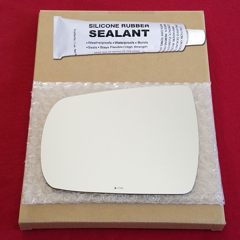 Mirror Glass Replacement + Silicone Adhesive For 11-13 Kia Sorento Driver Side