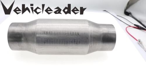 3" SPORTS EXHAUST CATALYTIC 400 CELL CONVERTOR CAT UNIVERSAL STAINLESS STEEL - Video 1 of 1