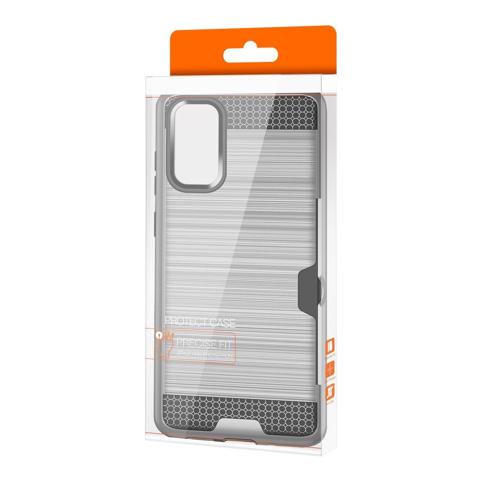 REIKO SAMSUNG GALAXY S20 SLIM ARMOR HYBRID CASE WITH CARD HOLDER IN