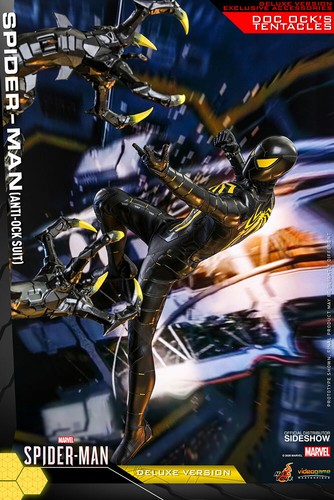 HOT TOYS MARVEL Spider-Man Deluxe Anti-Ock Suit 1/6 (12") Scale VGM45 US SHIP - Picture 4 of 13