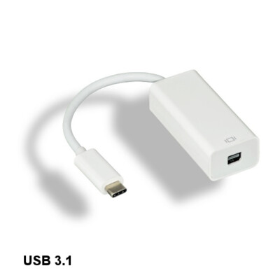 Kentek USB 3.1 Type C to Mini DisplayPort Adapter 4Kx2K 60Hz PC Smartphone HDTV