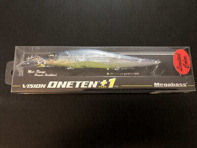 Megabass Vision 110 OneTen Plus One + 1 BMC GP Pro Blue secret NIB