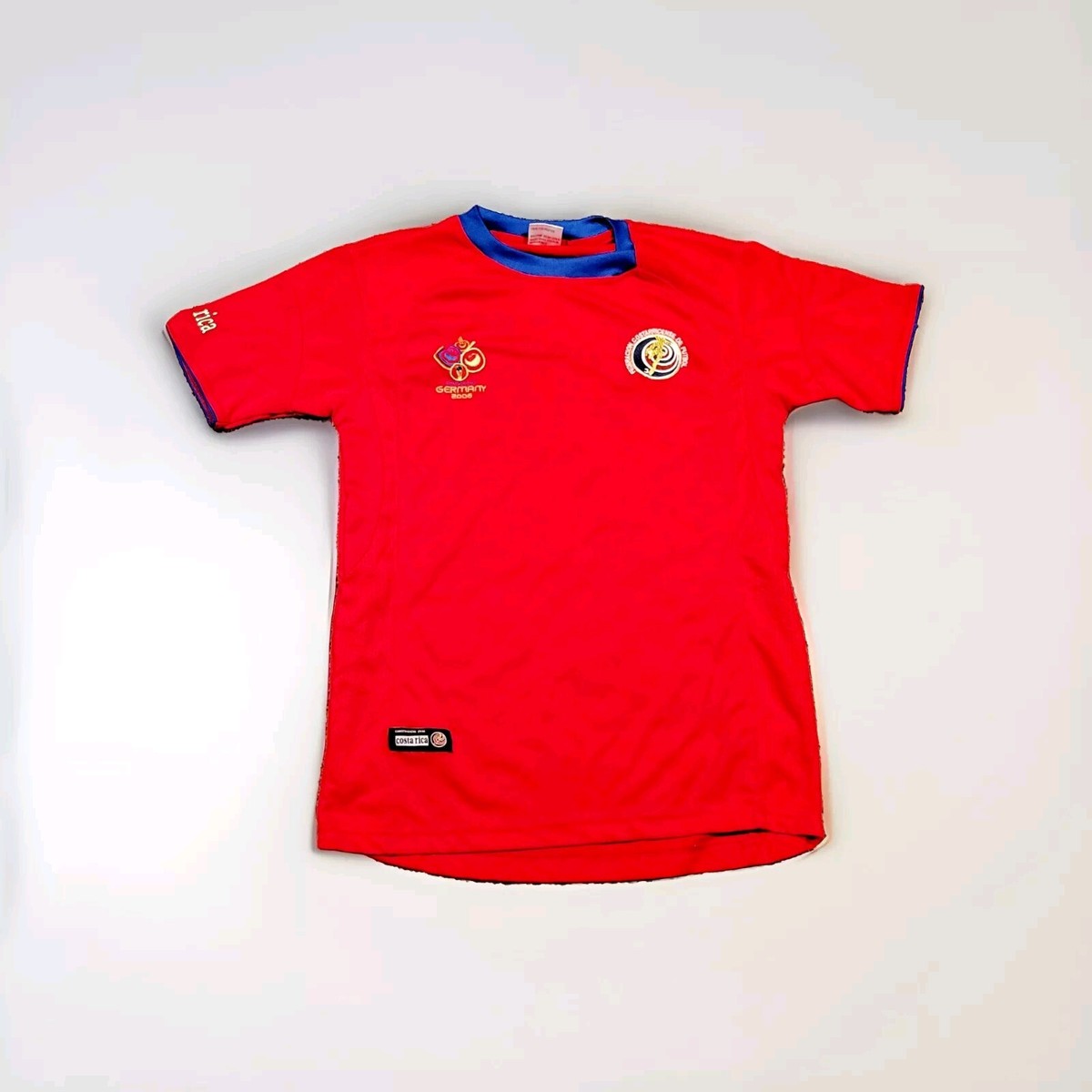 2006 FIFA World Cup Costa Rica Soccer Jersey Mens S red blue