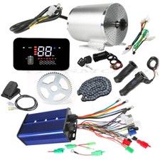72V 3000W Brushless Motor Controller Sprocket Grips for E Bike Go Kart Trike ATV