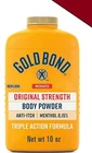 Gold Bond Body Powder Medicated Original Strength 10oz Bottle Talc Free for Hand