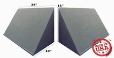 2 PACK, TriAmp Corner Acoustic Bass Trap for Studio Soundproofing 10 x 12 x 24
