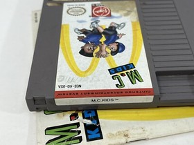 M.C. KIDS NES Nintendo Game & Manual Authentic Cleaned + Tested Works 