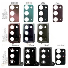Rear Back Camera Lens Glass w Bezel For Samsung Galaxy Note 20 Note 20 Ultra