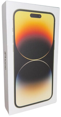 Original Apple iPhone 14 Pro Max Verpackung Leerbox Box Karton Gold 256GB